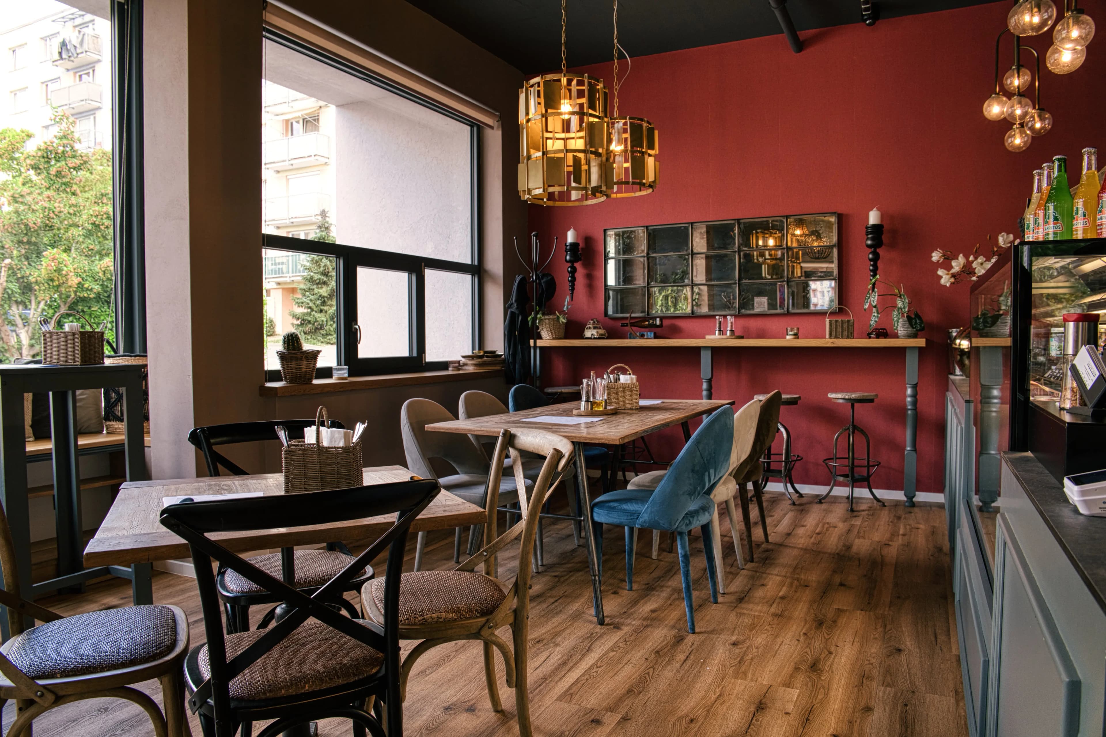 Interiér Slámovka Bistro & Restaurant v Prachaticích